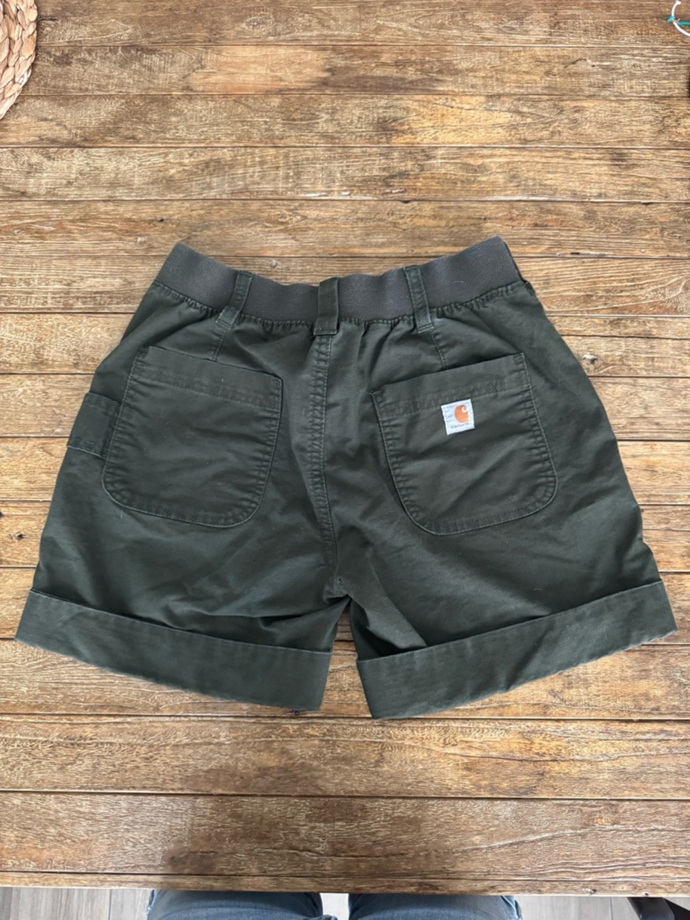 Carhartt Women’s Green Original Fit Shorts Size 4 - Picture 5 of 7